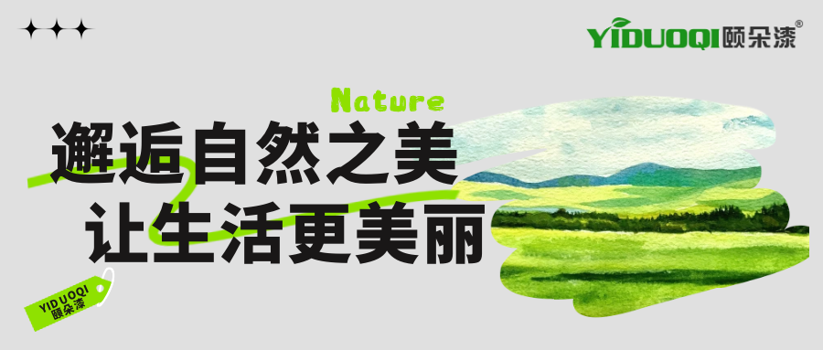 邂逅自然之美丨YIDUOQI颐朵漆，让生活更美丽
